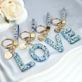 thumbnail image 6 of Inadays Initial Letter Keychain Gift for Women Girls Bling Sparkly Cute Backpack Car Key Accessories Lanyard, 6 of 6