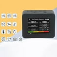 thumbnail image 2 of 13 in 1 Air Quality Monitor Meter Temperature&Humidity Tester TVOC PM2.5 black, 2 of 11