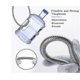 thumbnail image 4 of Extra Long 5m Stainless Steel Shower Hose With Solid Brass Connector Universal Fit Anti-burst And Chrome Finish Edition 0724, 4 of 5