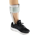 thumbnail image 2 of Left Foot Gray AFO Orthosis with Adjustable Eight-Shaped Straps - Posture Correction, Foot Arch Support & Ankle Stabilization for Drop Foot, Valgus & Varus; Durable, Comfortable Design for Daily Use, 2 of 5