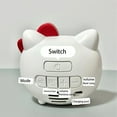 thumbnail image 3 of Sanrio Hello Kitty Bluetooth Speaker Cartoon Smart Alarm Clock Led Night Light Bedroom Decoration Multi-Function Speakers Gift, 3 of 12