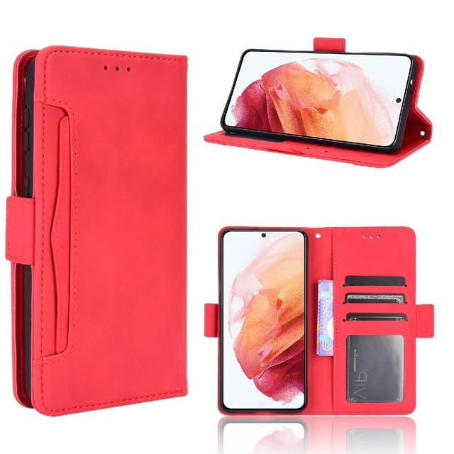 Funda Tipo Billetera GANGXUN para Samsung Galaxy S21 Plus 5G – Tapa Flip con Tarjetero