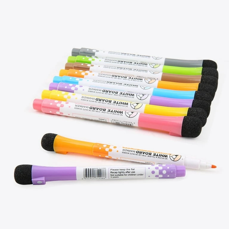 Dry-Erase Magnetic Markers (8 Colors)
