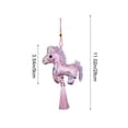 thumbnail image 4 of Viflosae Key Chain Keychain Charms Year Beautiful Ponies Ornament ChineseStyle Car Accessory Tassel-Decorated Plushy Pendant Year Of The Horses Gift, 4 of 7