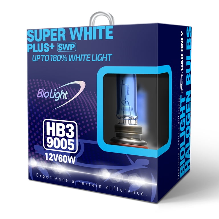2x Combo 9012 HIR2 6000k 55W White Xenon Hid Halogen Hi Low Beam Headlight Bulbs