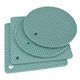 thumbnail image 1 of Salvamanteles de silicona. Alfombrillas térmicas para mesas, encimeras y posavasos grandes, color turquesa, 1 of 5