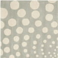 thumbnail image 3 of SAFAVIEH Soho Chloe Polka Dots Wool Area Rug, Grey/Ivory, 6' x 6' Square, 3 of 8
