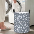 thumbnail image 6 of Uemuo Poodle Dog Pattern Circular Laundry Hamper Basket with handles,Collapsible laundry basket,Large capacity laundry hamper,Laundry Organizer-Medium, 6 of 8
