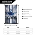 thumbnail image 3 of Cuadro colgante de PVC negro personalizado del equipo de fútbol de los Cowboys, varios tamaños, decoración de interiores, cuadro para colgar en la pared, cuadro decorativo para mesita de noche, 3 of 7