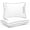 Gusset King(Pack 2), variant on Hotel Grand Bed Pillows Queen Size Set of 2, Medium Soft Down Alternative Sleeping Pillows for Side Back Sleepers, 400 Thread Count Breathable Cotton Cover, 20x28 Inches, White