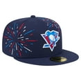 thumbnail image 3 of Men's-New Era  Navy Pittsburgh Penguins Americana Fireworks 59FIFTY Fitted Hat, 3 of 5