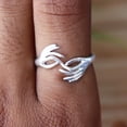 thumbnail image 5 of Antler Ring, Deer Antler Ring, 925 Silver Ring, Nature Ring, Woodland Jewelry, Boho Ring, Minimalist Ring, Hunting Jewelry, Forest Inspired, 5 of 5
