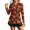 Fall Maple Leaves, variant on Xoenoiee Pine Tree Mountain Waterfall Print Women's V-Neck Golf Shirts Lightweight Collared Top Long Sleeve Polo Shirts Soft and Breathable for Tennis Pickleball Casual Office Running, Size XS