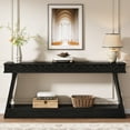 thumbnail image 5 of Tribesigns 70.87-Inch Entryway Table, Narrow Console Table with Storage, Wooden Long Sofa Table, Skinny Hallway Table for Entrance, Bedroom, Living Room, Behind the Couch, Foyer, Rustic Brow, 5 of 9