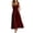 Red, variant on Cotton Linen Dress for Women Solid Sleeveless Button Down Maxi Dresses Loose Comfy Casual Trendy Daily Wear Summer Dresses