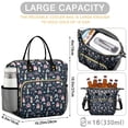 thumbnail image 5 of Dark Blue Little Princess Pattern Womens Lunch Box for Work,Insulated Large Lunch Bag for Tween and Teen,Loncheras Para Mujer,Leakproof Adult Lunch Bag for Work,Beach,Travel,Picnic,Camping, 5 of 7