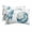 White, variant on Beige Space Rocket Outdoor Pillows for Chaise Lounge Chair Waterproof Lumbar Pillows with Insert&Adjustable Elastic Strap Beach Headrest Pillow Modena Abstract Universe Planet Pool Pillow 11"x16"