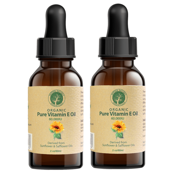 Vitamin E Oil PURE Organic d-alpha tocopherol 60,000 IU - 2 Ounce, Derived from non-GMO Sunflower/Safflower Oil, Soy-Free and Wheat-Free. (2-Pack) - Walmart.com - Walmart.com Vitamin E Oil PURE Organic d-alpha tocopherol 60,000 IU - 2 Ounce, Derived from non-GMO Sunflower/Safflower Oil, Soy-Free and Wheat-Free. (2-Pack) - Walmart.com - Walmart.com
