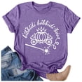 thumbnail image 6 of Bibbidi Bobbidi Boo Shirt Women Cute Halloween T-Shirt Funny Letter Print Tees Casual Vacation Tee Tops, 6 of 6
