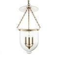 thumbnail image 2 of Hudson Valley Lighting 254-C1 Hampton 3 Light 12" Wide Taper Candle Pendant - Brass, 2 of 2