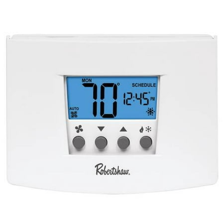 rs4110 non-programmable thermostat, 1 heat/1 cool, 24-volt ac with battery backup or 3-volt