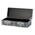thumbnail image 2 of Jamie Young Co Rorschach Long Transitional Wood Box in Indigo Blue, 2 of 3