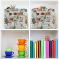 thumbnail image 6 of GZHJMY Storage Basket Cartoon Gnomes Christmas Foldable Canvas Laundry Baskets Bin Waterproof Inner Layer with Sturdy Handles for Toy Nursery Blanket Clothes 2 Pack, 6 of 7