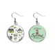thumbnail image 1 of La primavera de Eiffel Paris Francia Graffiti Colgante decorativo temporada pendientes de primavera joyas Unbranded M, 1 of 3