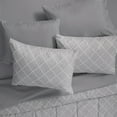 thumbnail image 4 of Dawn Geometric 7-Piece Olivia Gray Bed in a Bag, Queen, 4 of 6