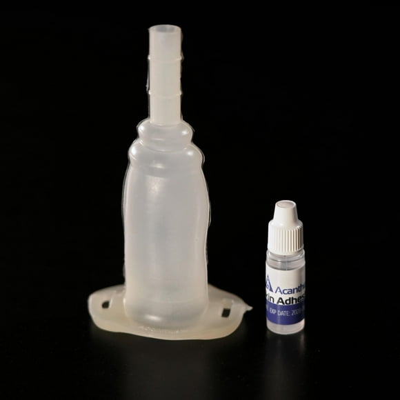 Acanthus® Condom Catheter (30) Reusable Silicone Male External Catheter Pressure Sensitive, Skin Safe Adhesive