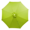 thumbnail image 4 of koolsoo Outdoor Umbrella Canopy 6 Ribs Sun Shade Umbrella Canopy for Yard Pool Beach Green 200cm, 4 of 9