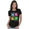 thumbnail image 3 of Betty Boop Pop Art Squares Kisses Women's T Shirt Ladies Tee Brisco Brands S, 3 of 5