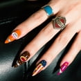 thumbnail image 4 of 3pcs Food Theme Nail Stamping Plates Dessert Nails Art Stencils Retro Restaurant Manicure Art Templates Cake Ice Cream Nails Image Plates DIY, 4 of 7