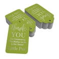 thumbnail image 2 of Inkdotpot ThankYou For Celebrating The Mother To Be Baby Shower Bottle Tag Real Silver Foil Favor Hang Tags Pack Of 50, 2 of 6