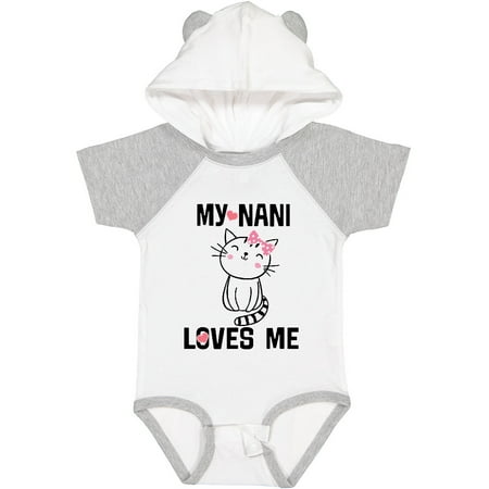

Inktastic My Nani Loves Me Girls Girls Baby Bodysuit