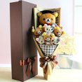 thumbnail image 1 of Bear Bouquet Relax Bear/lesbian Bear Cartoon Flower Gift Flowers Birthday Valentine's Day Gift Creative Graduation BouquetStyle 980 cm Deng Xun unisex, 1 of 2