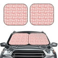 thumbnail image 2 of Easygdp Cute Poodle Dog for 2 PCS Foldable Car Sun Shade Front Windshield Sun Protection Cover for Car, SUV, Truck-Small, 2 of 6