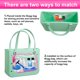 thumbnail image 3 of Bolsa de playa Everfunny Clear Bogg con accesorios, paquete de 3, 3 of 6