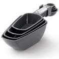 thumbnail image 2 of Oster Bluemarine 4 Piece Dual-Function Plastic Measuring Scoops in Gray, 2 of 5