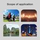thumbnail image 2 of Portable Handheld Hiking Binoculars High Clear Weak Light Night-Viewing Powerful Telescopes for Outdoor Camping Equipment Survival Kit, 2 of 5