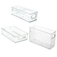 thumbnail image 2 of Refrigerator Storage Box Clear Kitchen Cabinet Drawer PET Egg Food Organizer Fruit Fresh-keeping Container  3Pcs Set, 2 of 10