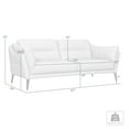 thumbnail image 2 of Franz Mint Leather Sofa, 2 of 12