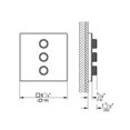 thumbnail image 6 of Grohe 29 158 Smartcontrol Triple Function Diverter Trim Only - White, 6 of 6