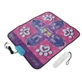Dance Mat HD AV Interface LED Light Single Player Interactive Dance Step Play Pad for Boys Girls