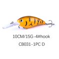 thumbnail image 2 of 3D Eyes Plastic Perch Lures Hooks Simulation Fish Bait Deep Sea Bass Fishing Tackle Aritificial Lures, 2 of 4
