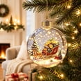 thumbnail image 3 of Glowing Christmas Story Ornament Light-Up Mini Holiday Scene,Clear 3-4 Inch Christmas Balls,Christmas Tree Ornaments,Glowing Christmas Ornaments for Home Decor, 3 of 5