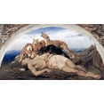 thumbnail image 2 of Riviere, Briton 18x12 White Modern Wood Framed Museum Art Print Titled - Adonis Wounded, 2 of 4
