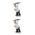 thumbnail image 1 of Injueey French Chef Figurine Kitchen Ornaments Resin Statue Tray Holding Cook Tipo 1 2piezas, 1 of 1