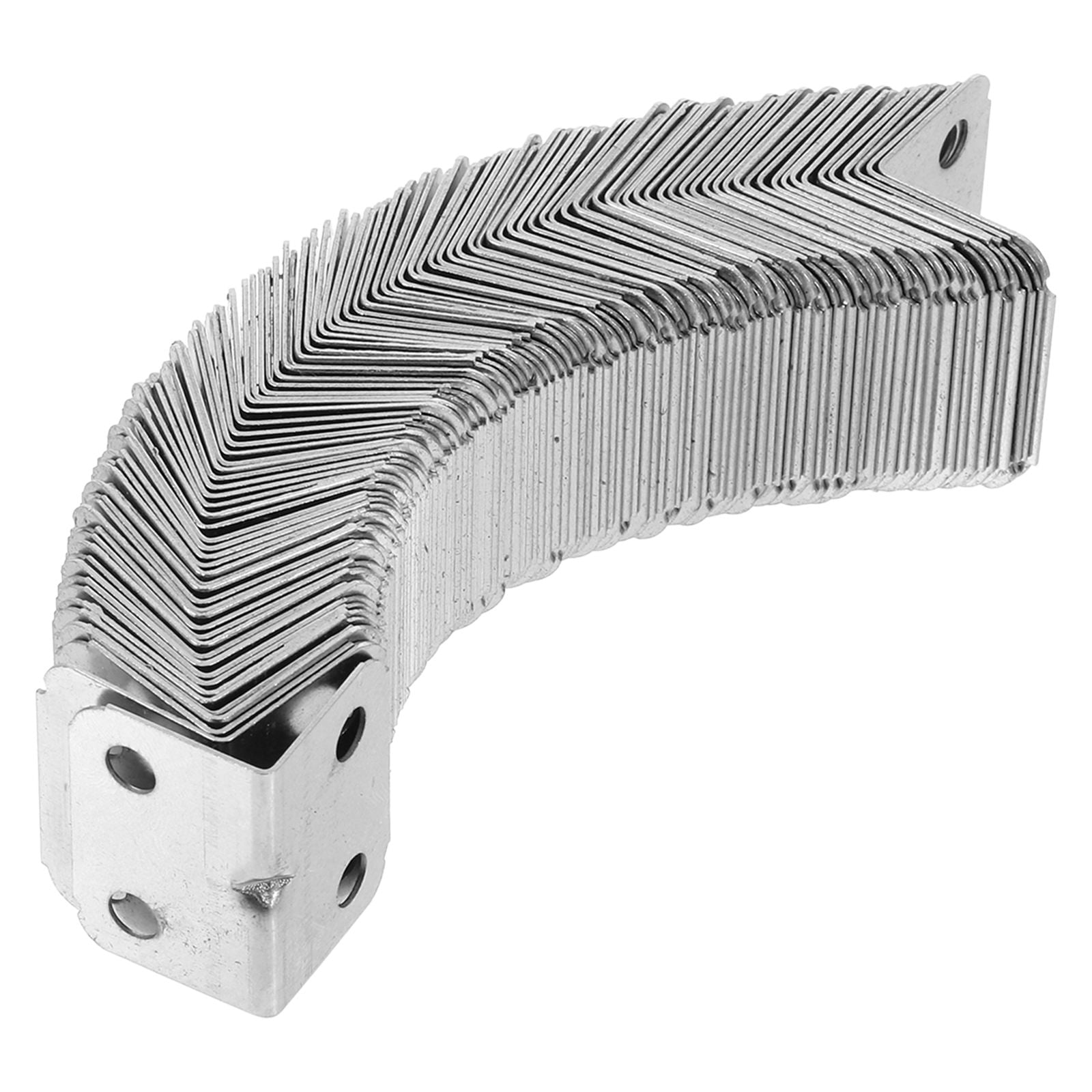 Masteelf 100PCS L Brackets Small Adjustable Joint Connector Metal Corner Brackets 90 Degree Right Angle Braces Furniture Corner Brackets Table Top Fasteners for Wood Furniture