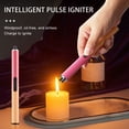 thumbnail image 7 of Electric Lighter With Safety Lock Windproof Flameless Usb Rechargeable, Flameless Plasma Technology 4 Led Battery Indicator For Real-Time Power, Lightweight Portable For Candle, 7 of 7